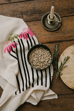 Load image into Gallery viewer, Coneflower Flour Sack Dish Towel

