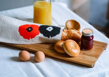 Load image into Gallery viewer, 100% Cotton Poppy Baguette Bag

