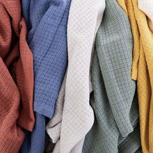 Load image into Gallery viewer, 100 % Cotton Baby Blanket in 7 Different Colors

