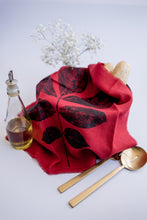 Load image into Gallery viewer, Red Linen Tea Towel
