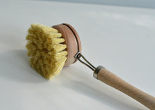 Load image into Gallery viewer, Natural Wood Dish Brush with handle
