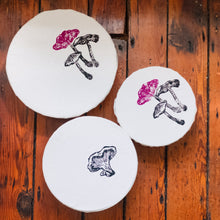 Load image into Gallery viewer, Reusable 100% Cotton Bowl Covers - Block Printed - Large Set of 3
